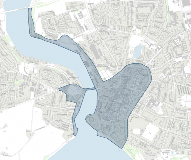Map of Sønderborg