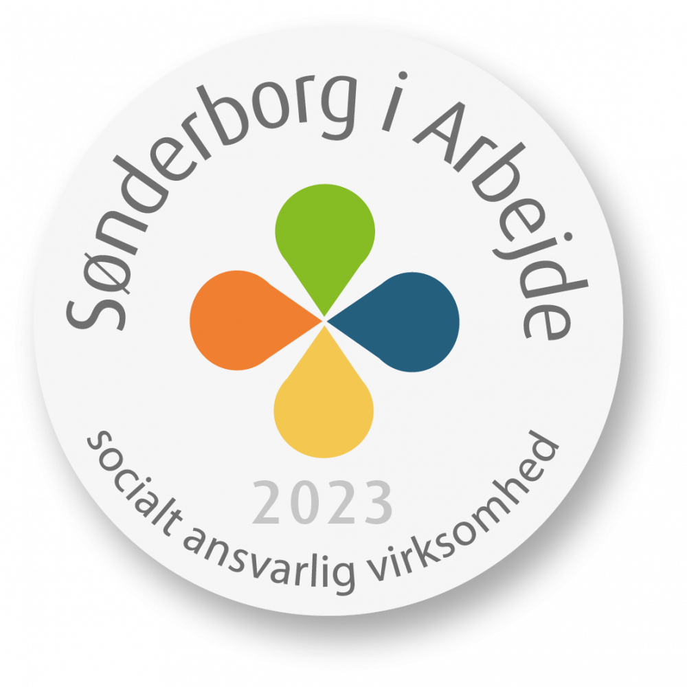 Sønderborg-in-work-Aufkleber